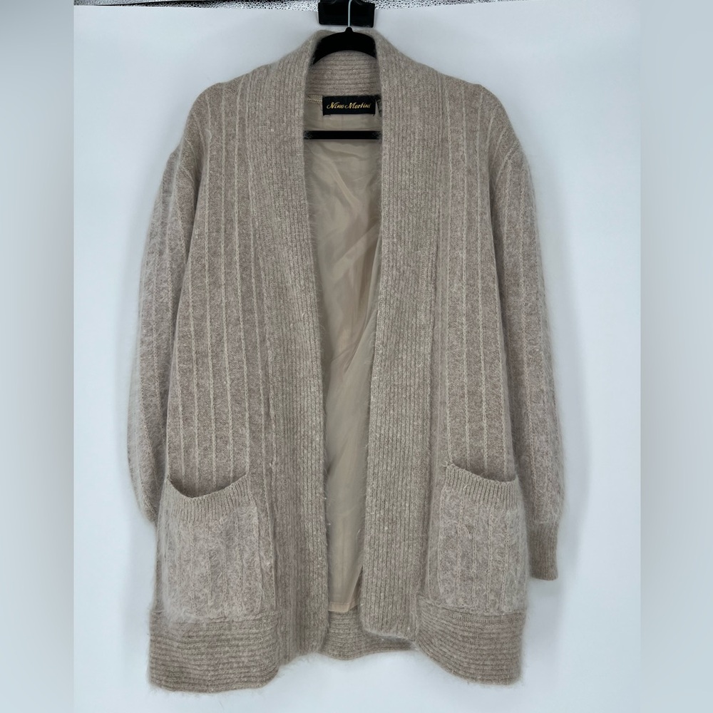 NINA MARTINI ANGORA BLEND OPEN‎ CARDIGAN